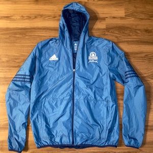 Adidas Mens Large 2017 Boston Marathon Windbreaker